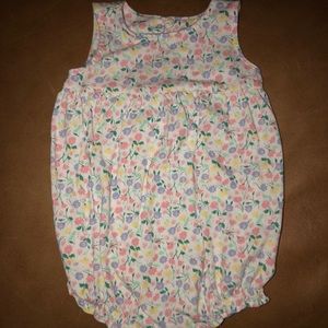 Baby gap girls floral romper 18-24 months